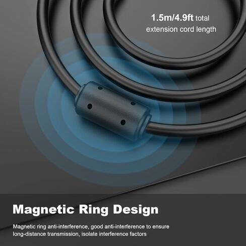 كابل بيانات USB 4.9FT 4-Pin متوافق مع Kodak Easyshare X6490 DX7440 DX7590 DX7630 CX7310 CX7330 CX7430 CX7525، JVC GC-QX3 GC-X3، Konica Minolta DiMage 2330 5 7 7HI E203 الكاميرات الرقمية in Saudi Arabia