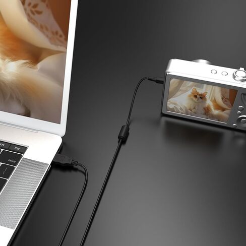 كابل بيانات USB 4.9FT 4-Pin متوافق مع Kodak Easyshare X6490 DX7440 DX7590 DX7630 CX7310 CX7330 CX7430 CX7525، JVC GC-QX3 GC-X3، Konica Minolta DiMage 2330 5 7 7HI E203 الكاميرات الرقمية in Saudi Arabia
