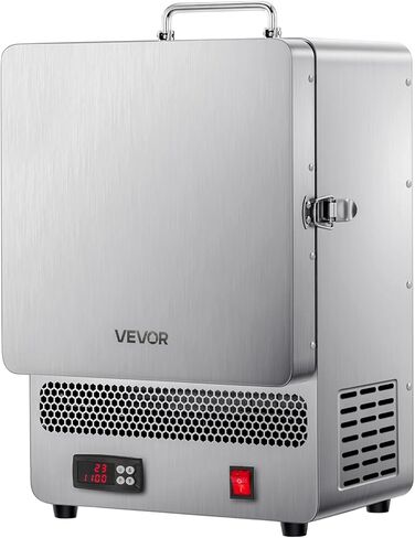 VEVOR Electric Kiln, 1500W Melting Furnace Max Temperature 2192℉/1200℃, Stainless Steel, for Wax Casting, Clay DIY, Metal Tempering, Glazing on Pottery, Silver in Saudi Arabia