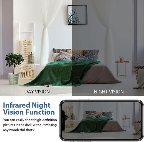 كاميرا على مدار الساعة 1080P HD كاميرات لاسلكية كاميرا للأمن الداخلي واي فاي كاميرا مربية مع كشف الحركة in Kuwait