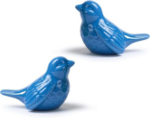 تمثال طائر صغير، 2 حزمة 3.5 بوصة لهجة حمراء صغيرة هدايا Knick Knacks، للمنزل مكتب الرف مكتب طاولة القهوة الديكور in Kuwait