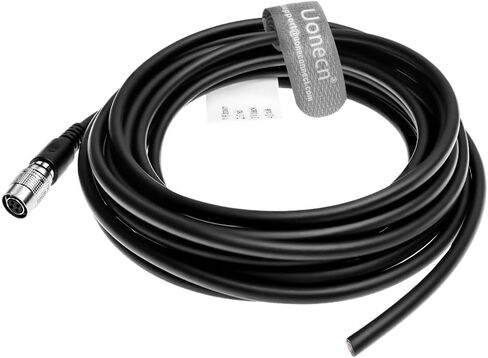 Uonecn Hirose 4 Pin Female HR10A-7P-4S to Flying Leads Industrial Cameras Cable for SmallHD AC7 DP7 Video Monitor 5M / 16.4FT in Saudi Arabia