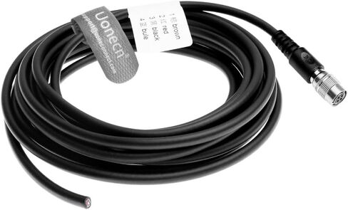 Uonecn Hirose 4 Pin Female HR10A-7P-4S to Flying Leads Industrial Cameras Cable for SmallHD AC7 DP7 Video Monitor 5M / 16.4FT in Saudi Arabia