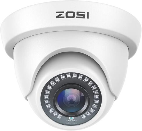Zosi 4K Poe NVR Camera Camera System ، 4pcs 8mp مقاومة للحوم الجوية كاميرات Poe سلكية ، الكشف عن مركبات الشخص الذكي ، الصوت في اتجاه واحد ، عدد الأشخاص ، H.265+ 4K/8MP 8ch NVR مع 2TB HDD للمنزل 24/7 التسجيل in Kuwait