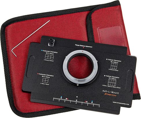 محول عدسة Fotodiox Pro - متوافق مع كاميرات L-Mount Alliance بدون مرايا لتناسب كاميرات العرض كبيرة الحجم 4x5 مع معيار Graflok الخلفي - محول Shift/Stitch in Saudi Arabia