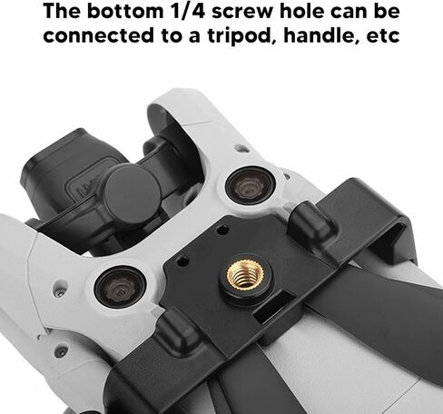 Drone Gimbal Stabilizer Bracket Multi Angle Adjustable Aluminum Alloy Handheld Mount Grip for Mini 3 Pro Professional Photography Equipment Black in Saudi Arabia