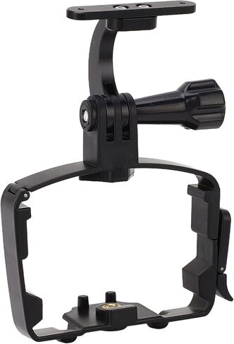 Drone Gimbal Stabilizer Bracket Multi Angle Adjustable Aluminum Alloy Handheld Mount Grip for Mini 3 Pro Professional Photography Equipment Black in Saudi Arabia