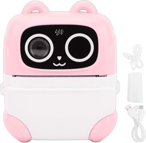 VBESTLIFE Kids Instant Print Camera, 48MP HD 1080P 16X Zoom Inkless Printing Camera with 2.4 Inch Screen, for Children Photography and Fun Selfies (Roseate) in Saudi Arabia
