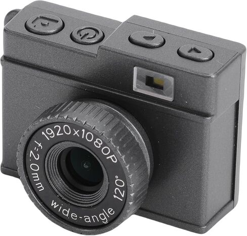 كاميرا Vikye Mini Keychain، FHD 1080P 8.6MP كاميرا رقمية صغيرة، شاشة 1.14 بوصة لتسجيل السفر، تدعم بطاقة الذاكرة حتى 128 جيجابايت (فضي) in Kuwait