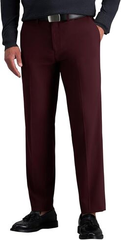 J.M. Haggar Men's Premium Stretch Tailored Fit Subtle Pattern Suit Separates Jackets, Dark Navy-Pant in Kuwait