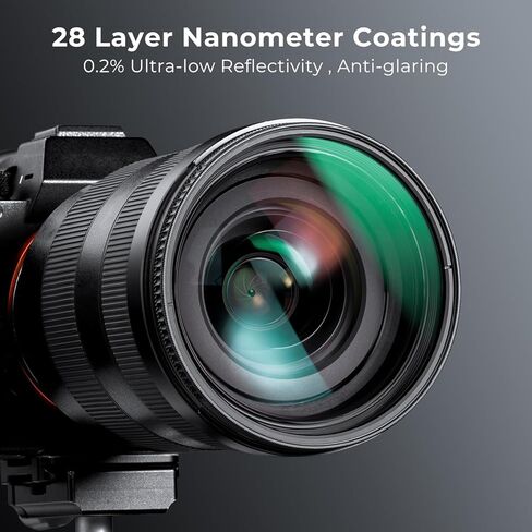 67mm Black Mist 1/4 & CPL Filters Kit for Camera Lens Diffusion Mist Effect Filter, Circular Polarizing Filter Set in Saudi Arabia