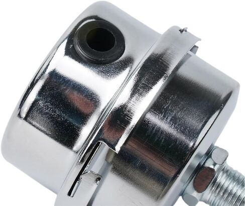 كاتم صوت فلتر هواء معدني لمضخة ضاغط الهواء الخالية من الزيت، ملحق تقليل الضوضاء بمدخل 12.5 مم 16 مم 20 مم، متوافق مع منافذ 1/4 بوصة 3/8 بوصة 1/2 بوصة، فضي (12.5 مم) in Saudi Arabia