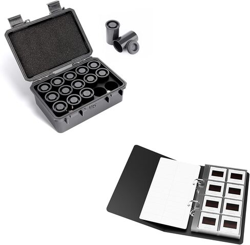 JJC Durable 35mm Film Case with Storage Box Kit for 135 Film Archiving Organization in Saudi Arabia