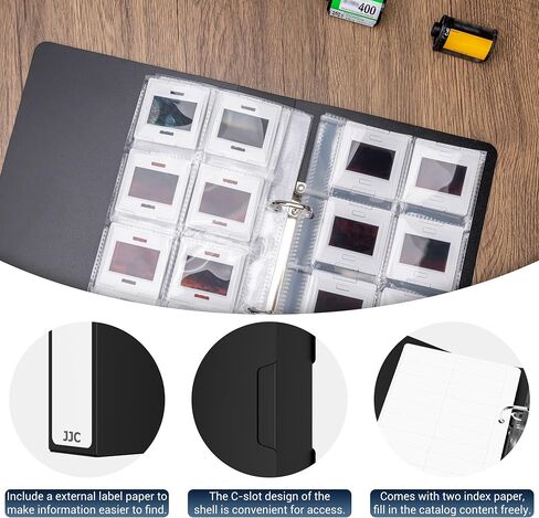 JJC Durable 35mm Film Case with Storage Box Kit for 135 Film Archiving Organization in Saudi Arabia