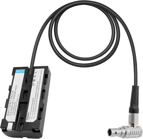 0B 2 Pin Lemo متوافقة مع NP F550 F570 F960 F970 بطارية الدمية مناسبة لمساعدة فيديو Blackmagic 12G، Atomos Shogun/Ninja V، متوافقة مع Sony L-Series، SmallHD، شاشات Portkeys، 39 بوصة in Saudi Arabia