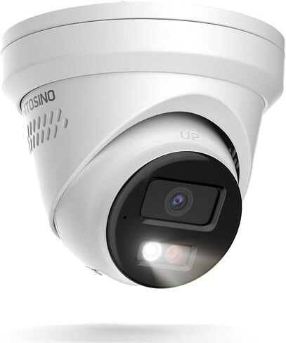 8MP Outdoor Dome PoE Camera - 4K IP Camera with Mic/Audio, Human/Vehicle Detection, Smart Hybrid Color Night, 2.8mm 114°FoV, IP67, IK08 vandalproof, H.265+, 3-Axis, 120db WDR, SD Card Slot in Kuwait