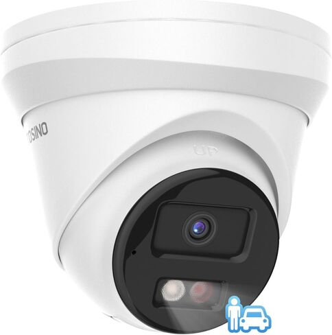 8MP Outdoor Dome PoE Camera - 4K IP Camera with Mic/Audio, Human/Vehicle Detection, Smart Hybrid Color Night, 2.8mm 114°FoV, IP67, IK08 vandalproof, H.265+, 3-Axis, 120db WDR, SD Card Slot in Kuwait