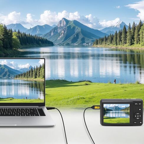 كابل شحن وبيانات USB-C بطول 5 أقدام متوافق مع كاميرات سامسونج ST50 ST60 ST70 ST500 ST600 ST700 PL50 PL60 PL80 PL100 - كابل بديل لـ SUC-3 SUC-5 SUC-7 SUC-8 in Kuwait