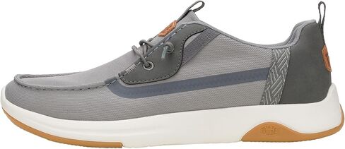 HEYDUDE Wally Drift Classic Silver Birch/White Size 11, Men's Shoes, Casual Sneakers, Comfortable & Light-Weight in Saudi Arabia
