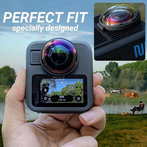 Lens Guards for Gopro MAX2, Lens Protector Cover for Go Pro MAX 2 Premium Combo Accessorie (Optical glass) in Saudi Arabia