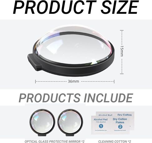 Lens Guards for Gopro MAX2, Lens Protector Cover for Go Pro MAX 2 Premium Combo Accessorie (Optical glass) in Saudi Arabia