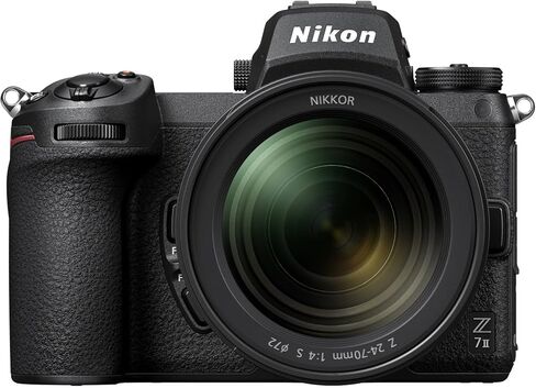 Nikon Z7 II Mirrorless Camera with NIKKOR Z 24-70mm f/4 S and 500mm Lens + 64 GB Memory + Extra Battery + Filters + Tripod + More (37pc Bundle) (Renewed) in Kuwait