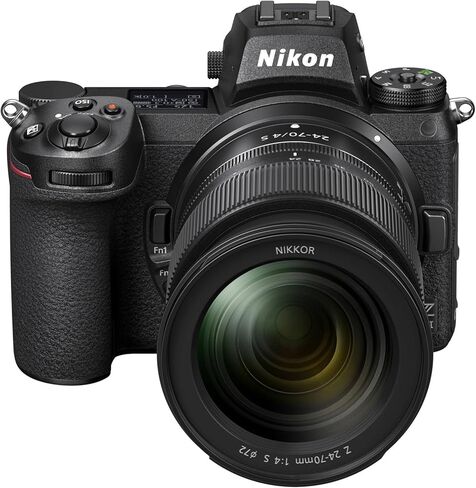 Nikon Z7 II Mirrorless Camera with NIKKOR Z 24-70mm f/4 S and 500mm Lens + 64 GB Memory + Extra Battery + Filters + Tripod + More (37pc Bundle) (Renewed) in Kuwait