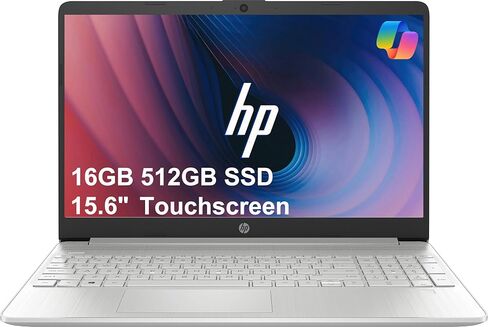 HP 15 LAPTOP (15.6 "FHD Anti-Glare ، معالج Intel Core i5 ، ذاكرة الوصول العشوائي 16 جيجابايت ، 512 جيجابايت SSD) للأعمال التجارية ، الطالب ، المنزل ، عمر بطارية طوله 10 ساعات ، النوع C ، HDMI ، Numpad ، Wi-Fi ، WINDOWS 11 Home ، Silver ، Silver in Kuwait