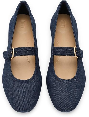 حذاء FitFlop النسائي Delicato Denim ماري جينس in Saudi Arabia