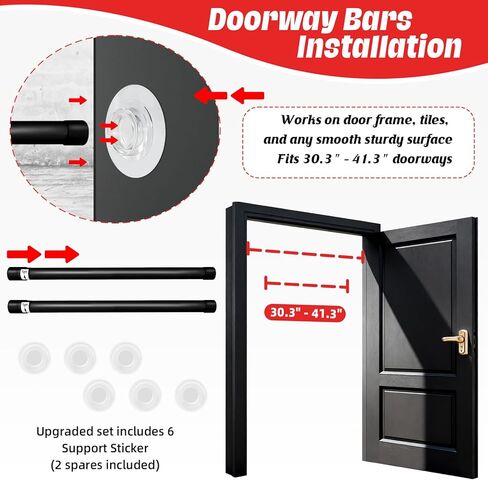 Doorway Punching Bag Double End Bag for Boxing, No Wall Installation Boxing Training Set with Bungee Cords, Double End Punching Ball Striking Equipment for Training at Home & Gym in Saudi Arabia