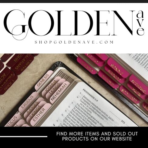 Rose gold clear bible tabs Old Testament New Testament 66 bible tabs christian bible tabs bible journaling bible study supplies (English) in Saudi Arabia