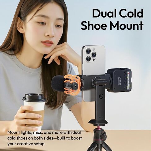 ULANZI VL49 RGB Lights with ULANZI MA54 Phone Holder Mount in Saudi Arabia