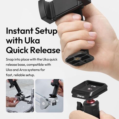 ULANZI VL49 RGB Lights with ULANZI MA54 Phone Holder Mount in Saudi Arabia