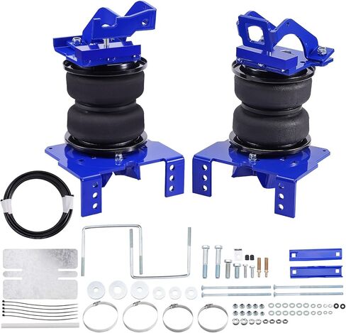 MaxPeedingrods 5000 رطل أدوات تعليق الهواء الخلفي لفورد F-250 F-350 4WD 2011-2016 F-450 4WD 2011-2014 AIR HELPER SPRING KIT W/INTERNAL JOUSH PUMPER in Saudi Arabia