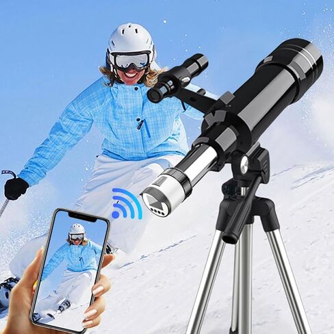 2K WiFi Telescope Camera Eyepiece with 2 Inch Screen for 36-73mm Telescopes Microscopes, 230Min Battery, APP Control for Bird Watching Astronomy Outdoor Observation (64GB) in Saudi Arabia