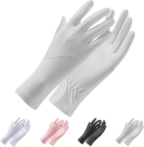 UPF 50+ Sun Protection Gloves for Women – Driving UV Protection Sun Gloves for Driving Hiking Outdoor Activities in Saudi Arabia