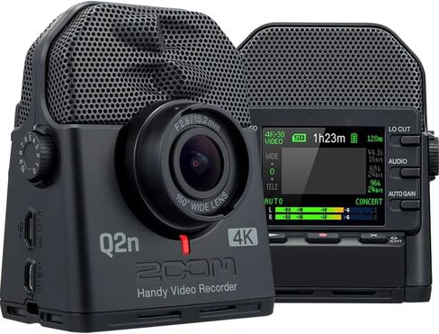 مجموعة مسجل فيديو Zoom ZQ2N4K فائقة الوضوح سهلة الاستخدام مع حزمة حماية محسنة CPS لمدة عامين in Kuwait