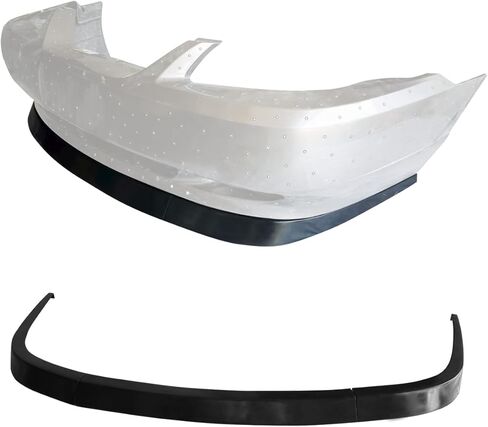 Front Bumper Lip Chin Spoiler, Compatible with 1999-2004 Ford Mustang, OEM Style Flexible Polyurethane(PU) Front Lower Splitter Protector, Unpainted Black in Kuwait
