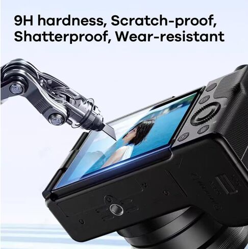 واقي شاشة متوافق مع Alpha 7C II/Alpha 7CR / Alpha 6700 / Alpha 7 IV، زجاج مقسى عالي الدقة، صلابة 9H، مضاد لبصمات الأصابع، 3 عبوات in Saudi Arabia