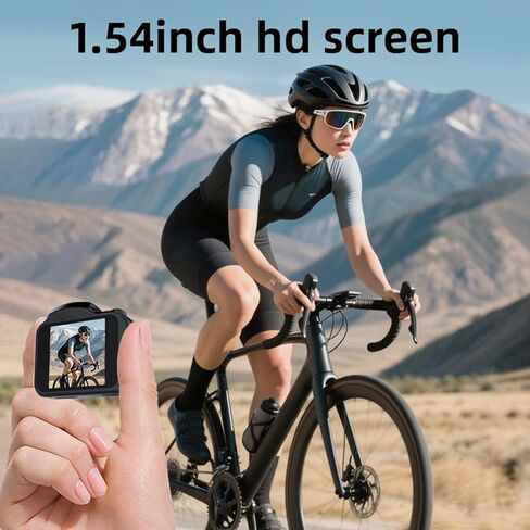 كاميرا سلسلة مفاتيح صغيرة، كاميرا رقمية صغيرة بدقة 4K، سلسلة مفاتيح ريترو بدقة 64 ميجابكسل مع شاشة 1.54 بوصة، 28 مرشحًا مدمجًا في ضوء التعبئة، محمولة لتسجيل الفيديو أثناء السفر in Kuwait