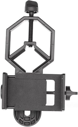 Universal Cell Phone Adapter Mount for Telescope Binoculars Spotting Scopes, 360° Adjustable Fits Eyepieces Diameter 1.1 to 1.85 inches and Phones 2.1 to 3.7 inches in Saudi Arabia