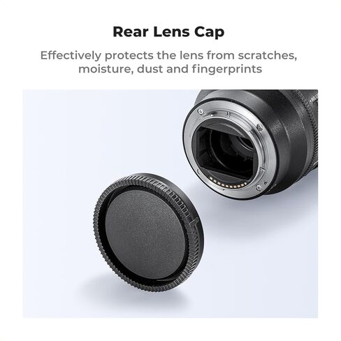 K&F CONCEPT E Mount Body Cap & Rear Lens Cover + Screen Protector & Hot Shoe Cover Kit Compatible with Sony in Saudi Arabia
