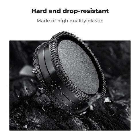 K&F CONCEPT E Mount Body Cap & Rear Lens Cover + Screen Protector & Hot Shoe Cover Kit Compatible with Sony in Saudi Arabia