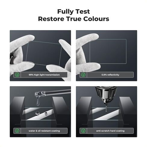 K&F CONCEPT E Mount Body Cap & Rear Lens Cover + Screen Protector & Hot Shoe Cover Kit Compatible with Sony in Saudi Arabia