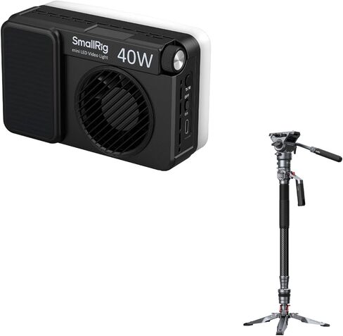 SmallRig RM 40C Mini LED RGB Video Light + فيديو من ألياف الكربون in Saudi Arabia
