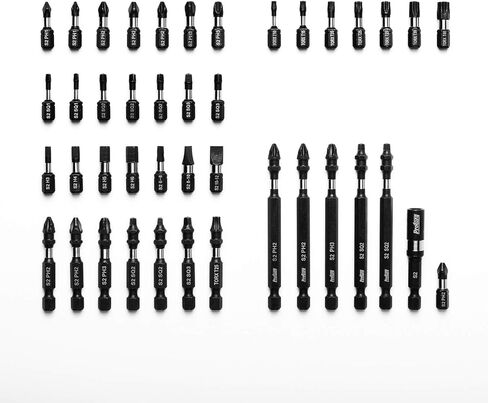 مجموعة ملحقات القيادة المؤثرة، 42 قطعة، قوة صناعية، ساق سداسية 1/4 بوصة in Kuwait