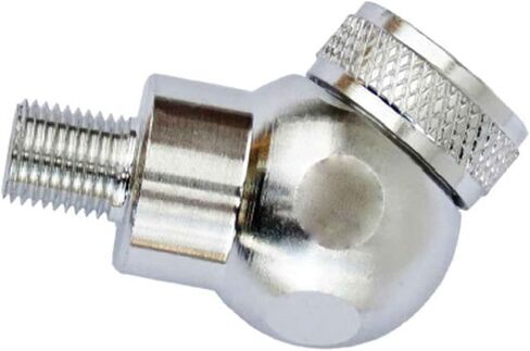 Prestacycle Disc Wheel Mini Presta Head - Ampact Alloy Presta Valve Adapter with urethane gasket - لمضخات Prestaflator & Floor - يناسب جميع عجلات القرص - خيط Schrader متوافق in Kuwait
