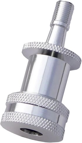 Prestacycle Disc Wheel Mini Presta Head - Ampact Alloy Presta Valve Adapter with urethane gasket - لمضخات Prestaflator & Floor - يناسب جميع عجلات القرص - خيط Schrader متوافق in Kuwait