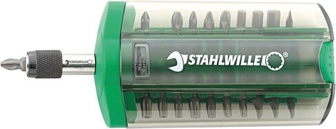 Stahlwille 96080110 صندوق القطع رقم 1202-20 لقم مفك البراغي وحامل في صندوق موفر للمساحة، محرك سداسي، صنع في ألمانيا in Saudi Arabia