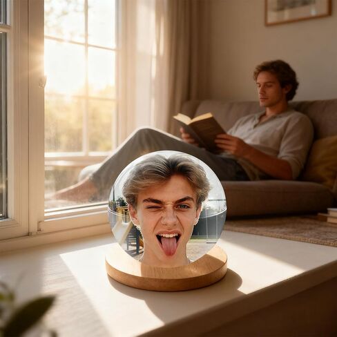 إطار صورة رقمي 720 بكسل، مجال زجاجي مع تأثيرات إضاءة ديناميكية، اتصال USB للحالات الخاصة، قطعة أثرية للذاكرة الرقمية الفردية in Saudi Arabia